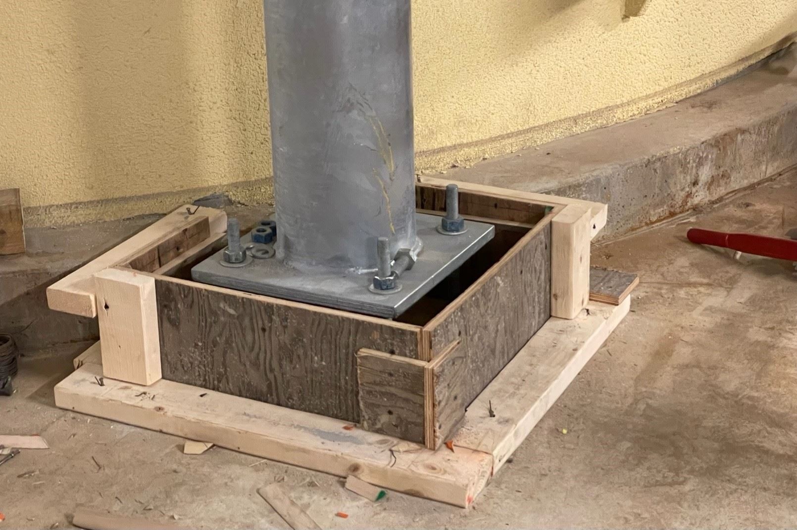 Concrete Equipment Support Pad